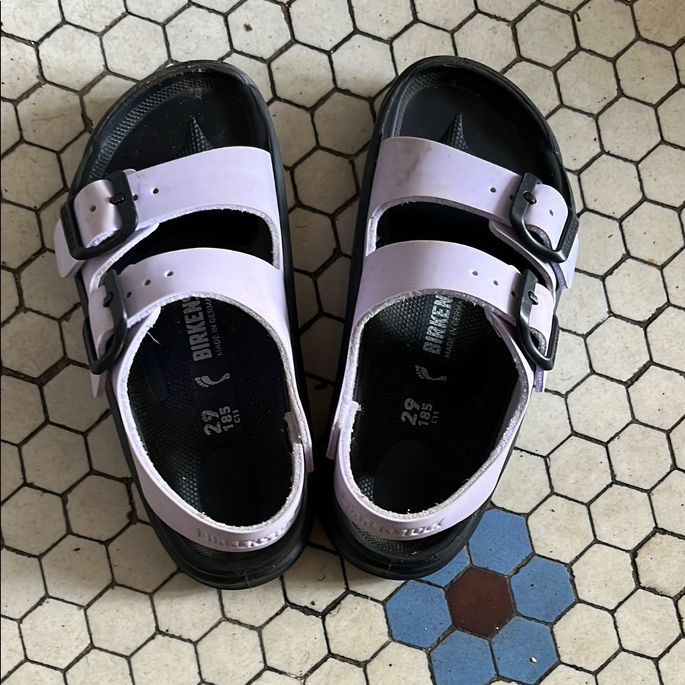 Kids Purple Birkenstocks